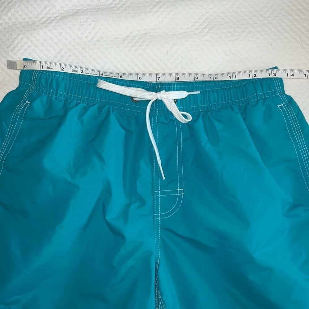 Sundek Boys Teal Beach Lined Swim 14" Trunks. Size Medium. - Picture 5 of 5
